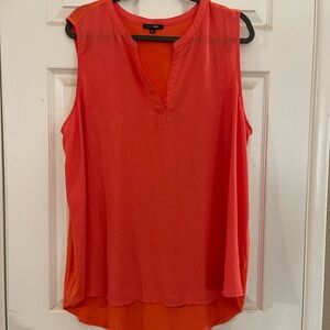 Papermoon Vibrant Orange Sleeveless Blouse